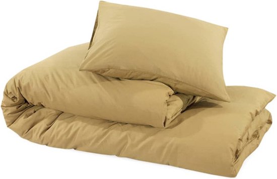 vidaXL - Dekbedovertrekset - lichtgewicht - 135x200 - cm - microvezel - taupe