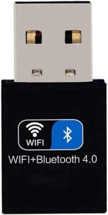 Wifi + Bluetooth 4.0 Adapter Dongle, 150M Draadloze Wifi Netwerk Lan Card +  Bluetooth... | bol.com