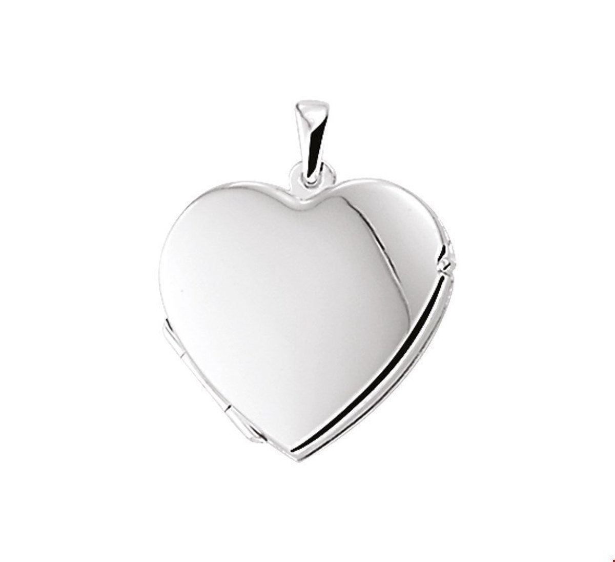 Zilveren Medaillon hart 1005531
