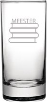 Verre highball gravé 28,5cl Master avec livres