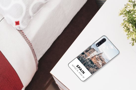 Coque Samsung Galaxy A50 - Espagne - Kasteel - Vintage - Été - Coque de téléphone en Siliconen