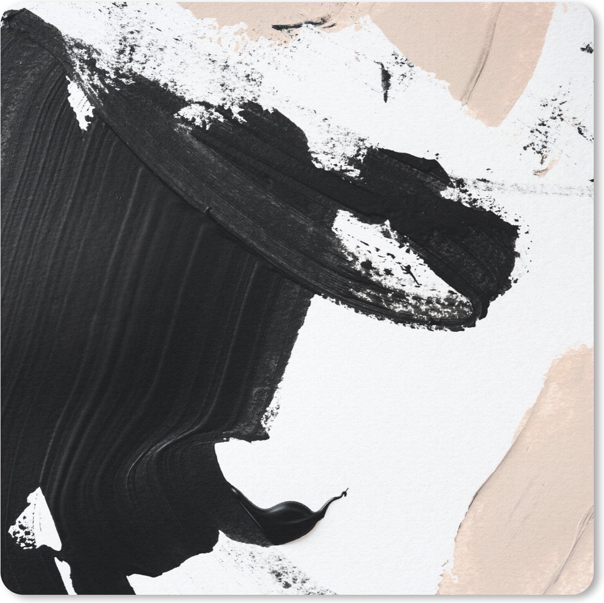 Muismat 20x20 cm - Mousepad Verf - Design - Abstract - Muismatten