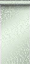 Papier peint Origin Branche de fleur vert menthe - 345735-53 x 1005 cm
