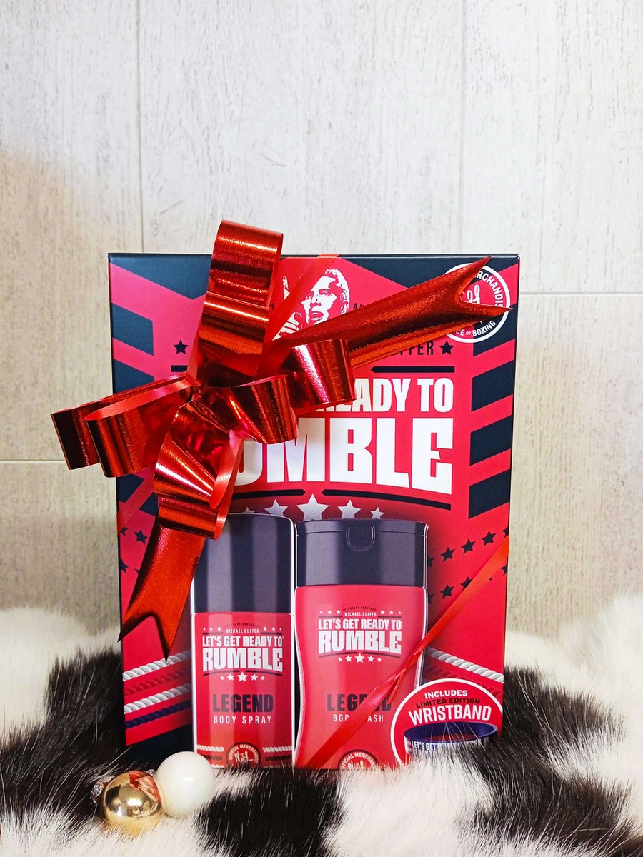 LET'S GET READY TO RUMBLE -Legend- Bodyspray & - Wash + Wristband - Giftset