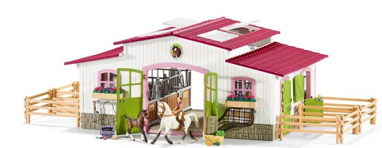 Schleich Horse Club Speelfigurenset - Paardenmanege met Ruiter -  Kinderspeelgoed voor... | bol.com