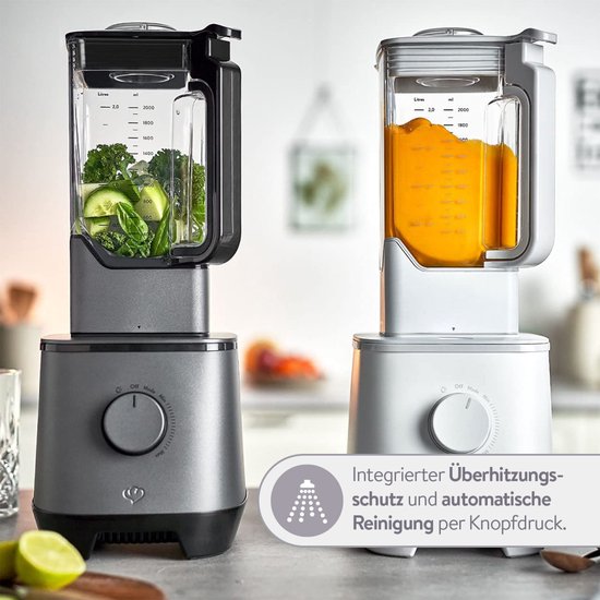 Springlane Power Blender Hanno 2000 W - 2,5 L Tritan Kan - Antraciet van Springlane — afbeelding 4