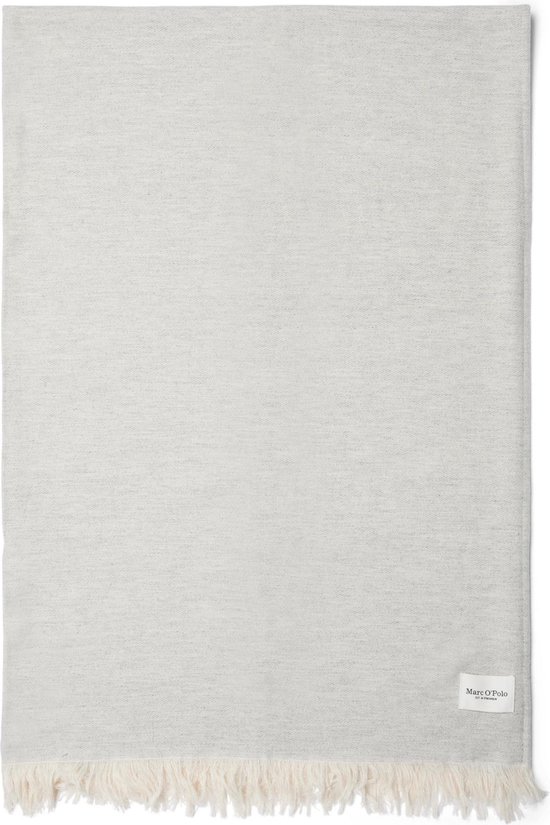 MARC O'POLO Per Plaid Neutral Grey Melange - 130x170 cm