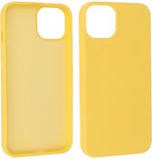 Fashion Backcover Telefoonhoesje - Color Hoesje - Geschikt voor iPhone 14 - Geel