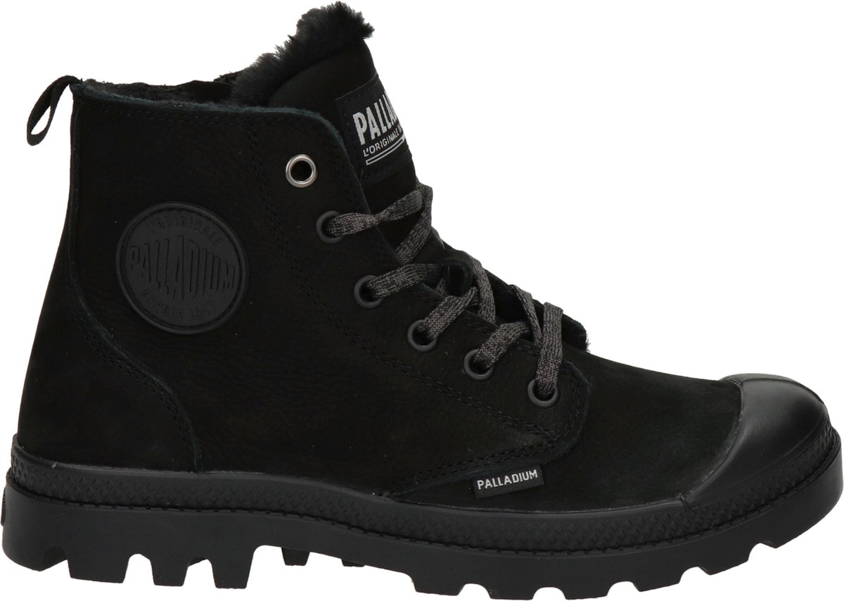 Palladium Pampa Hi Zip dames veterboot Zwart