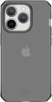 ITSkins SpectrumClear-R - Telefoonhoesje geschikt voor Apple iPhone 14 Pro Hoesje Flexibel TPU Backcover - Zwart