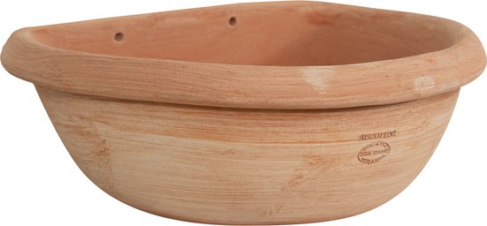Terroso - Terracotta Bloempot, Gabriëlla, Groot, Zwart