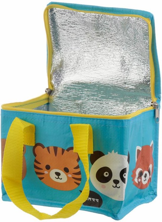Puckator Kleine lunch/sixpack koeltas - 2 st - Adoramals print - 16 x 14 cm - 4,7 L van Puckator — afbeelding 2