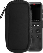 kwmobile hoes voor voice recorder - 11,5 x 4,5 cm van neopreen - geschikt voor Universal Voice Recorder - In zwart