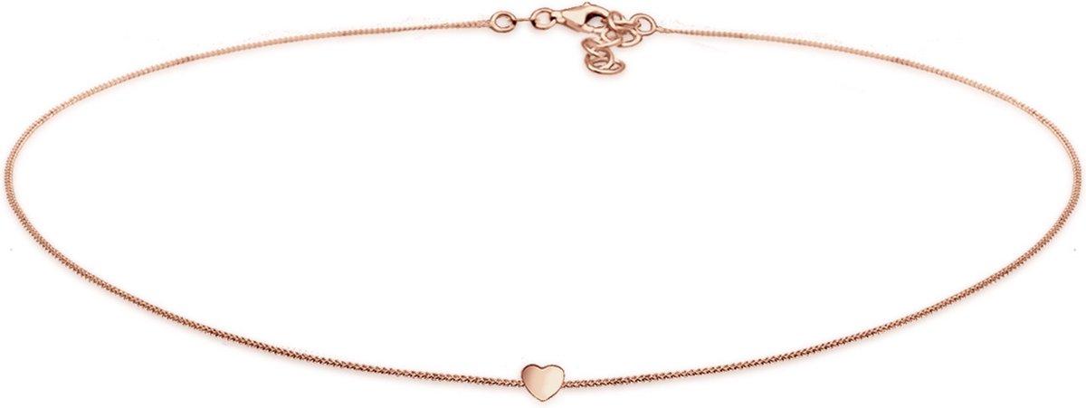 Elli - Halsketting - Dames Choker Hart Hanger Filigraan in 925 Sterling Zilver - Dames