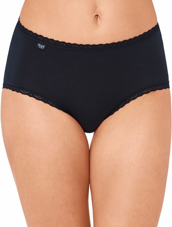 Kalhotky SLOGGI 24/7 COTTON LACE MIDI bílá - Spodní prádlo pro každého
