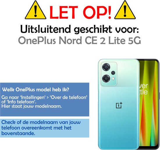 OnePlus Nord CE 2 Lite Hoesje Cover Siliconen Back Case - OnePlus Nord CE 2 Lite Hoes - Lila - LUQ