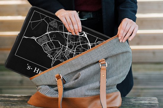 Housse pour ordinateur portable 15,6 pouces - Carte - 's-Hertogenbosch - Plan de la ville - Carte - Housse pour ordinateur portable