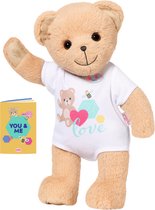 BABY born Beer - Wit - Knuffel