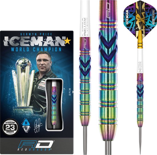RED DRAGON Gerwyn Price Ionic: Steeltip Tungsten Dartpijlen Professioneel - 25 gram van Red Dragon — afbeelding 5