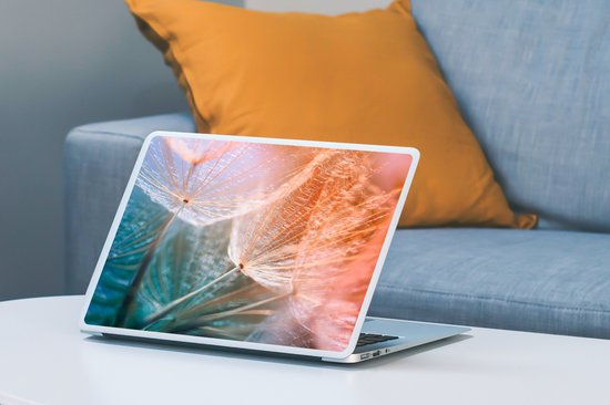 Laptop sticker - 13.3 inch - Bloem - Paardenbloem - Plant - 31x22,5cm - Laptopstickers - Laptop skin - Cover