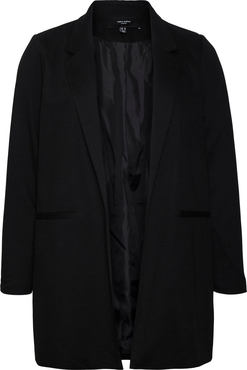 VERO MODA VMVERINA LS LONG BLAZER NOOS CURVE Dames Blazer - Maat 46