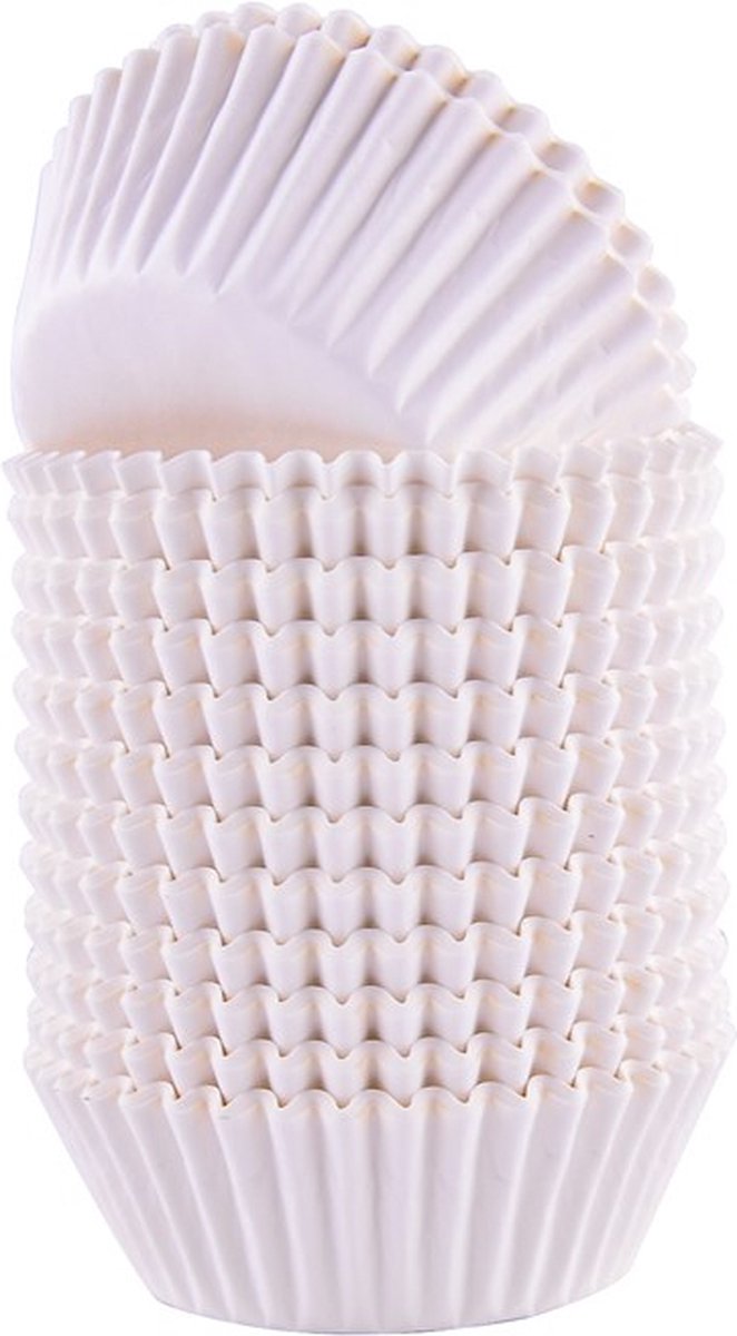 PME - Cupcakevormpjes - Wit - pk/300