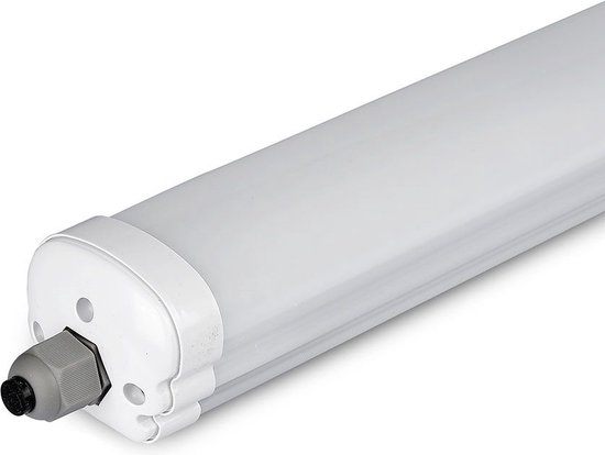 6-pack LED Armatuur - IP65 Waterdicht - 120 cm - 160lm/W - 24W - 3840lm - 4000K Neutraal wit - Koppelbaar