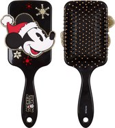 Mickey Mouse - Brosse à cheveux noire, Noël, plate, Groot, plastique