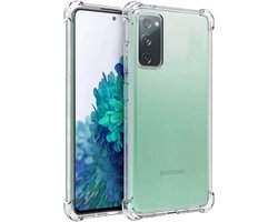 Coque en siliconen hoesje TPU antichoc transparente Smartphonica Samsung Galaxy A41 avec pare-chocs / coque arrière