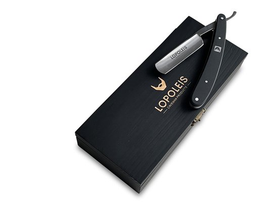 Lopoleis Open Scheermes – Straight Razor – Klassiek Barbiersmes