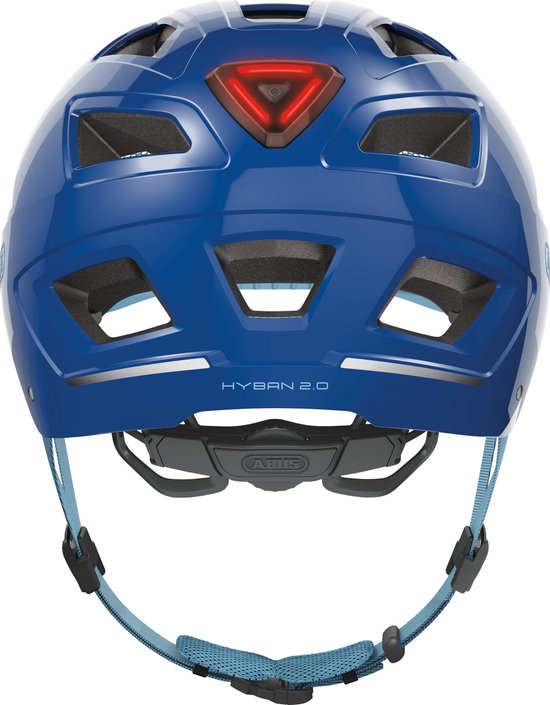 Fietshelm ABUS HYBAN 2.0 core blue M - 52-58 cm - blauw - Geschikt voor gebruik op elektrische fietsen - stadsfietsen - 400 g — afbeelding 2