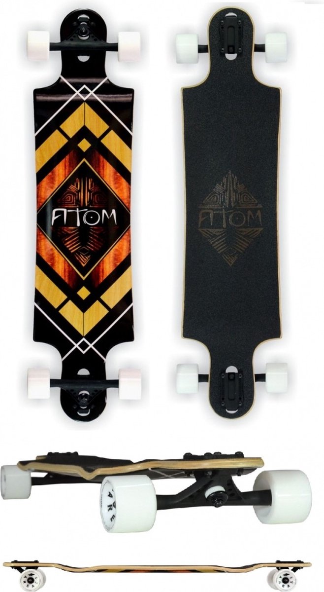 Atom 38 inch Woody Diamond drop longboard