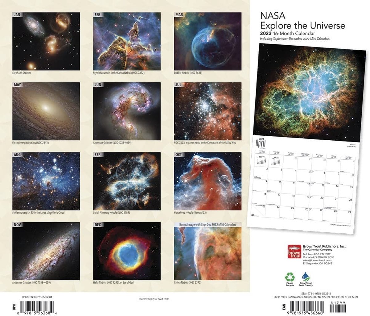 NASA Explore the Universe Kalender 2023 Deluxe