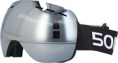 5one® Alpine 1 Silver anti-condens Skibril met hardcase - Zwart frame