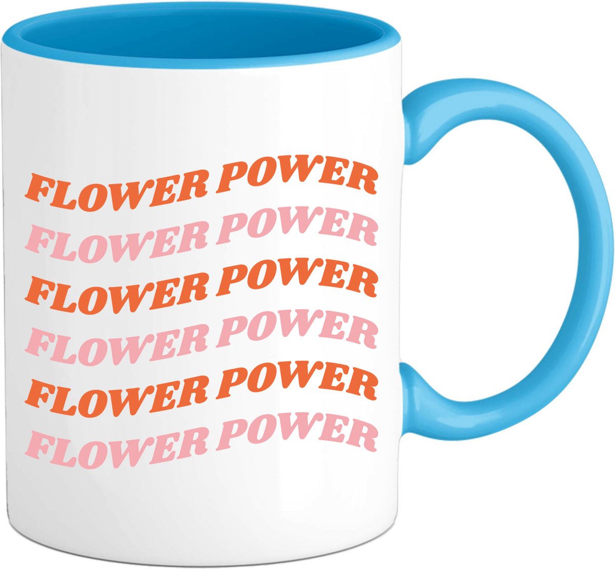 Flower power - Mok - Aqua