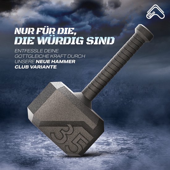 Stam WOD Hamer Kettlebell 35LB Thor Hammer 16kg voor cardiotraining