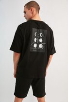 Trendyol TMNSS21TS0617 Volwassenen Mannen T-shirt - Zwart - 2XL