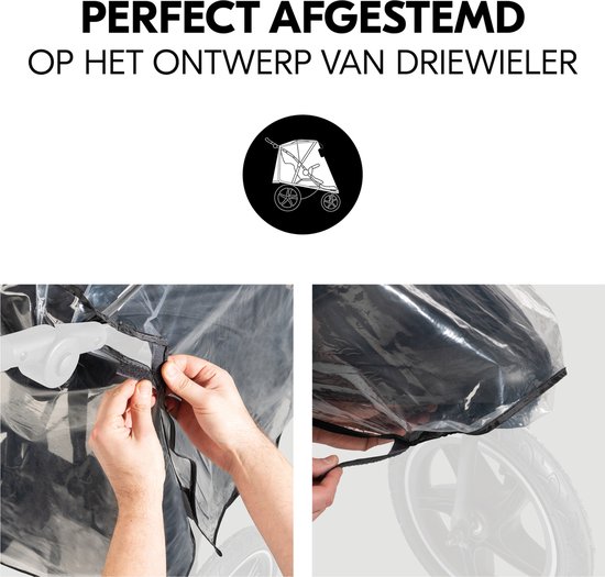 Hauck Raincover 3W Regenhoes voor buggy - transparant van Hauck — afbeelding 4