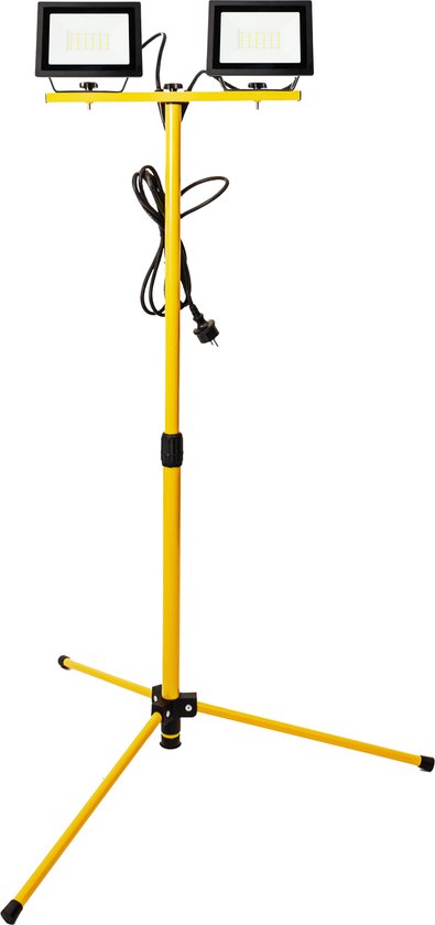 Phares de travail LED ProWork DUO Tripod sur trépied - Réglable en hauteur - 6370 lm