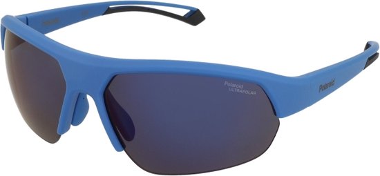 Polaroid PLD 7048/S Matte blue 65/14/130 UNISEX Zonnebrillen van Polaroid — afbeelding 3