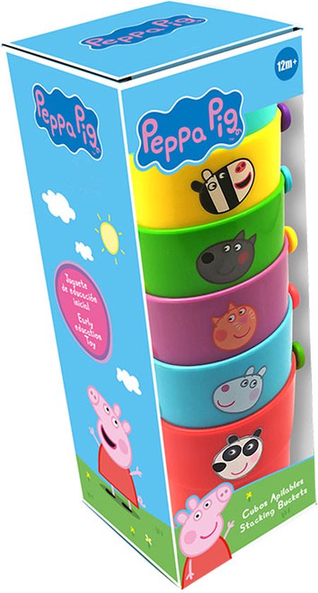 Seaux empilables Peppa Pig - speelgoed - Tout-petits