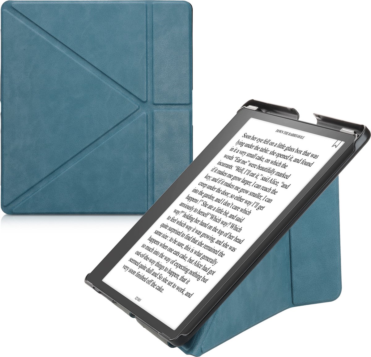 kwmobile étui pour  Kindle Scribe - étui en similicuir pour liseuse -  motif