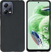 iMoshion Hoesje Geschikt voor Xiaomi Redmi Note 12 / Poco X5 5G Hoesje Siliconen - iMoshion Color Backcover - Zwart