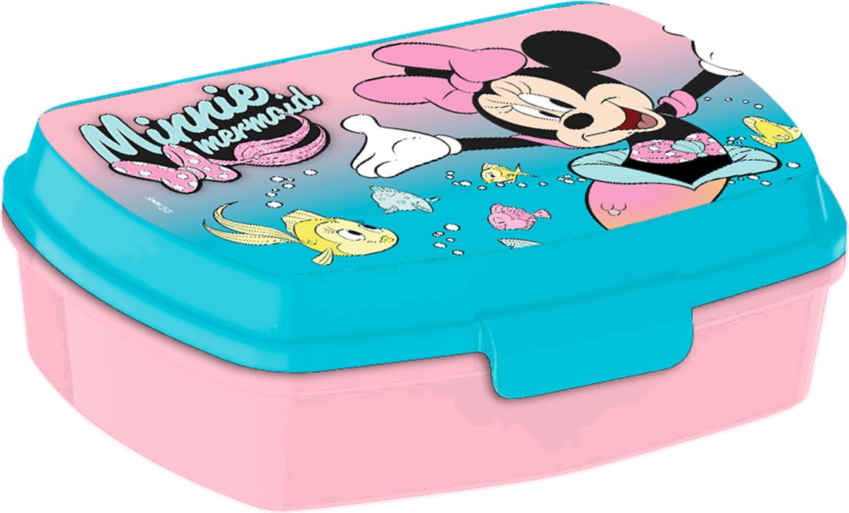 Disney Minnie Mouse Lunchbox, 3-teilig, Tasche, Kinder