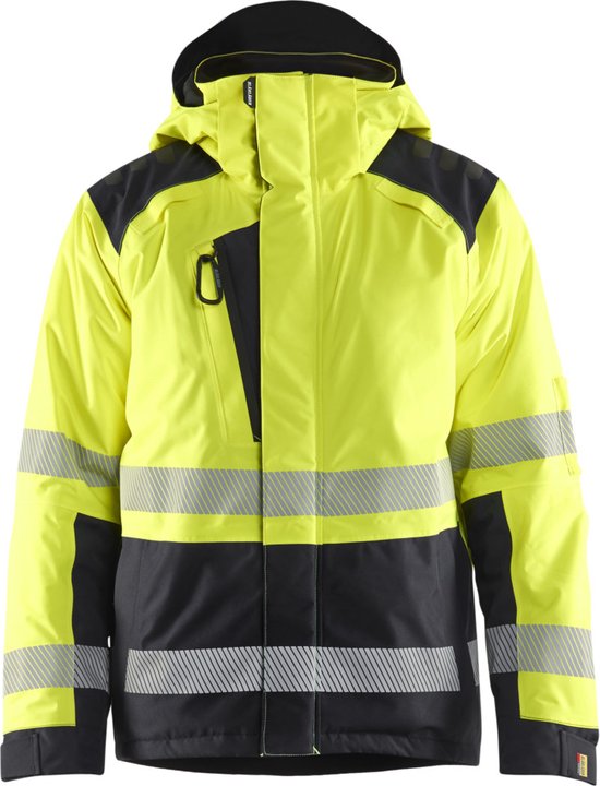 Blaklader 4455-1987 Veste d'hiver haute visibilité - Jaune haute visibilité / Zwart - 5XL