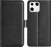 Xiaomi 13 Hoesje - MobyDefend Luxe Wallet Book Case (Sluiting Zijkant) - Zwart - GSM Hoesje - Telefoonhoesje Geschikt Voor Xiaomi 13