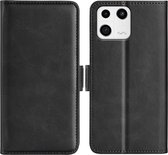 Coque Xiaomi 13 - Etui portefeuille de Luxe MobyDefend (fermeture latérale) - Zwart - Etui pour téléphone portable - Etui pour téléphone adapté à : Xiaomi 13