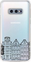 Casetastic Samsung Galaxy S10e Hoesje - Softcover Hoesje met Design - Amsterdam Canal Houses Print