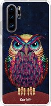 Casetastic Huawei P30 Pro Hoesje - Softcover Hoesje met Design - Owl 2 Print