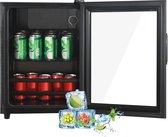 Merax Mini Réfrigérateur 55L - Congélateur 3L & Réfrigérateur 52L - Zwart